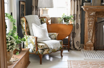 How Farrow & Ball De Nimes Transformed Our Cozy Cottage Living Room