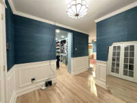 Bedroom Suite Progress – The Grasscloth Wallpaper Is Finished!