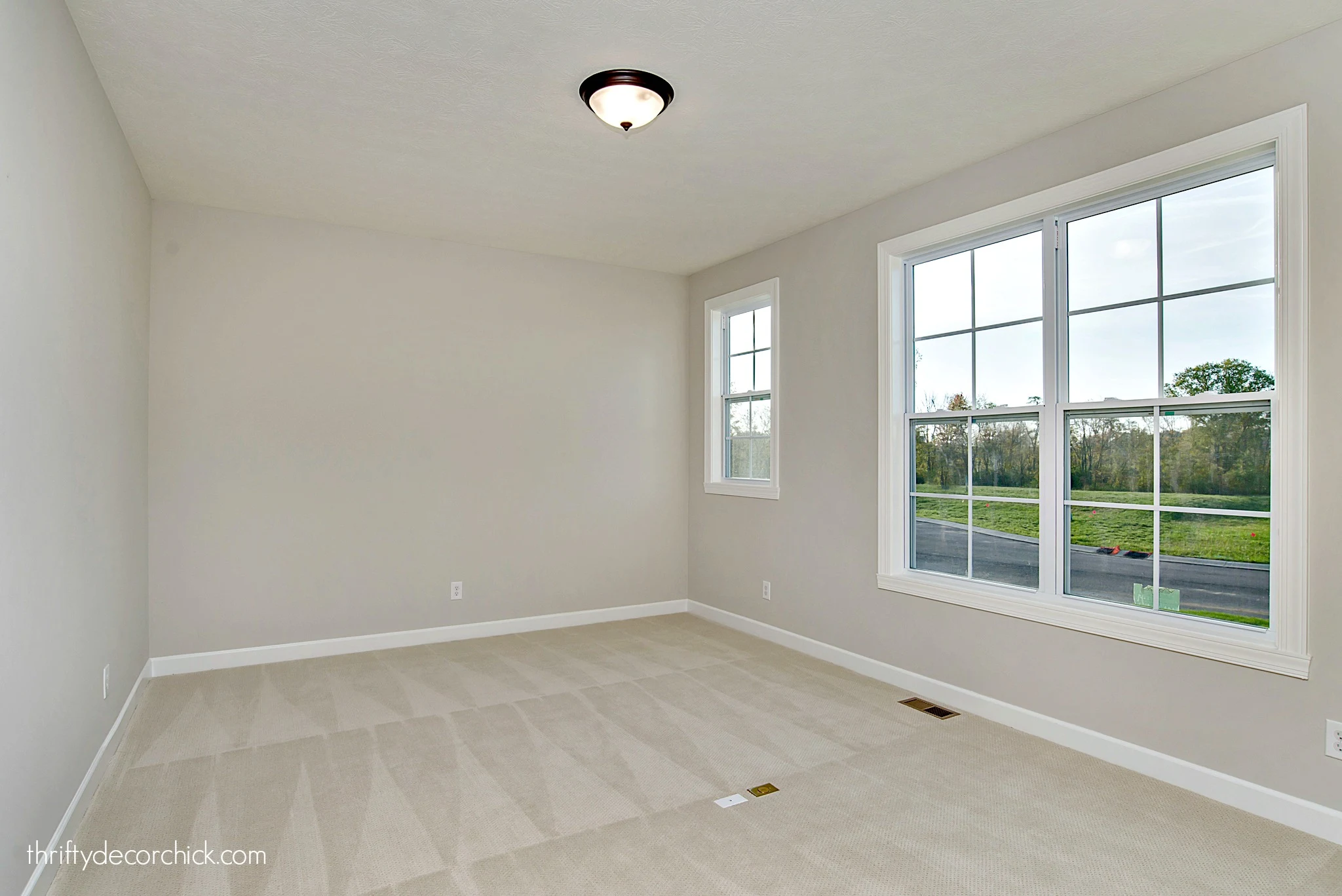 office with three windows