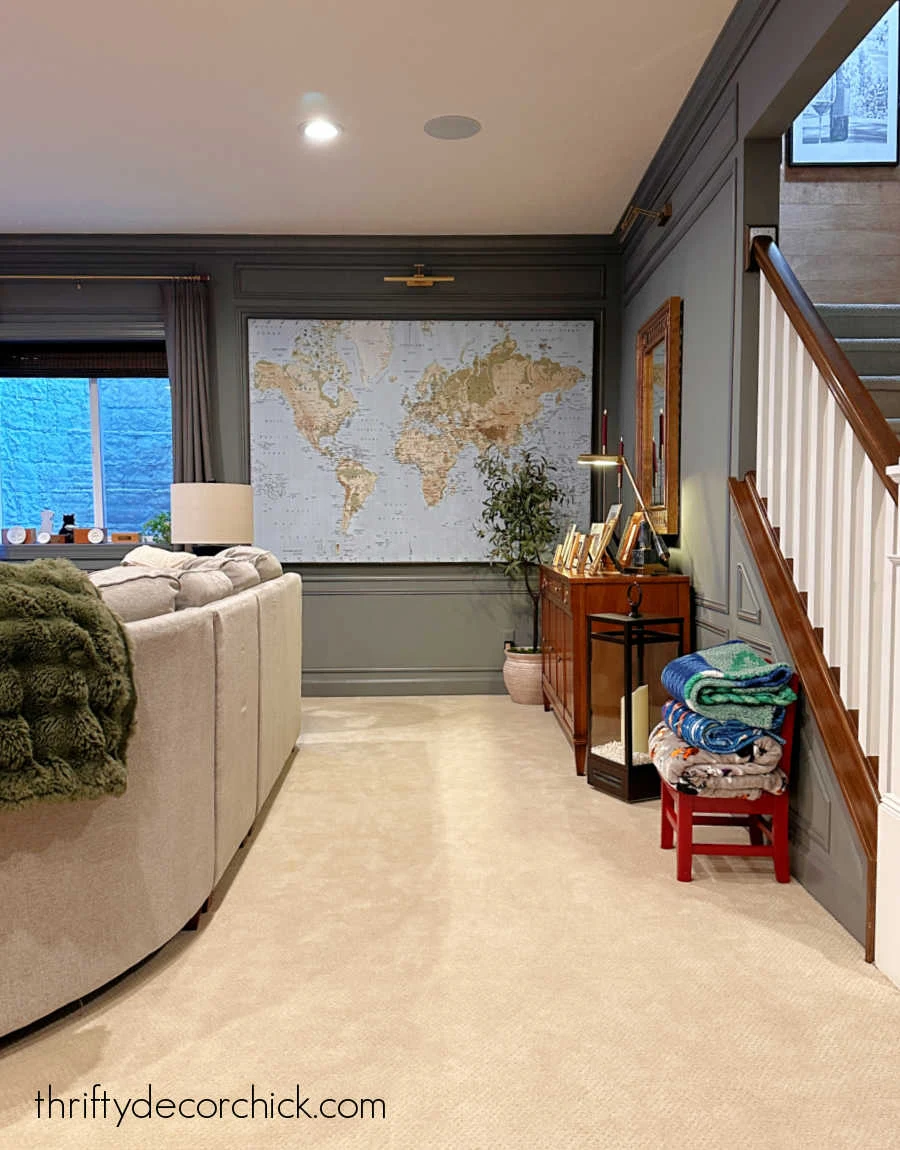 huge framed world artwork