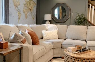 Rearranging Our Basement Family Room {Prep for the Holidays!} | Thrifty Decor Chick