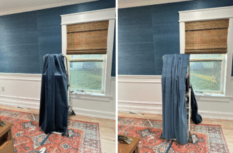 Bedroom Drapery Options (One Fabric, Two Options, Two Different Looks)