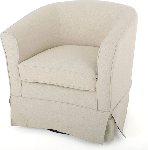slipcover swivel chair